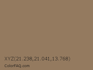 XYZ 21.238,21.041,13.768 Color Image
