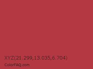 XYZ 21.299,13.035,6.704 Color Image