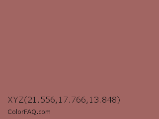 XYZ 21.556,17.766,13.848 Color Image
