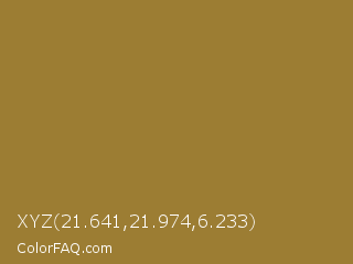 XYZ 21.641,21.974,6.233 Color Image