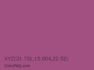 XYZ 21.731,15.004,22.52 Color Image