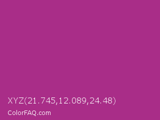 XYZ 21.745,12.089,24.48 Color Image