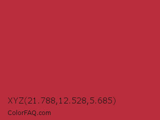 XYZ 21.788,12.528,5.685 Color Image