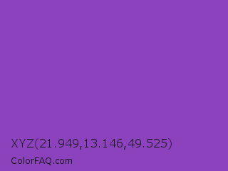 XYZ 21.949,13.146,49.525 Color Image