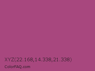XYZ 22.168,14.338,21.338 Color Image