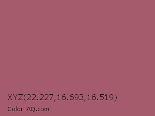 XYZ 22.227,16.693,16.519 Color Image