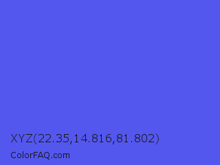 XYZ 22.35,14.816,81.802 Color Image
