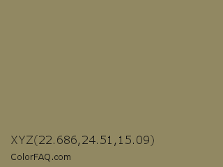 XYZ 22.686,24.51,15.09 Color Image