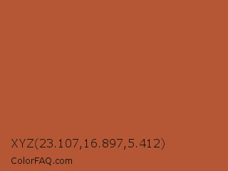 XYZ 23.107,16.897,5.412 Color Image