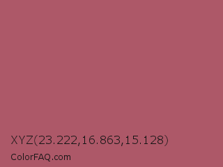 XYZ 23.222,16.863,15.128 Color Image