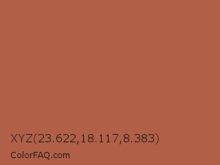 XYZ 23.622,18.117,8.383 Color Image