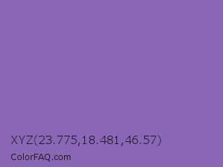 XYZ 23.775,18.481,46.57 Color Image