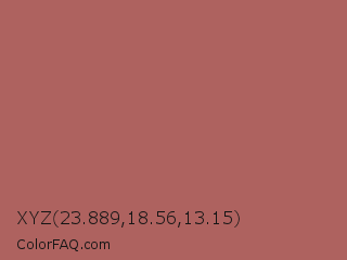XYZ 23.889,18.56,13.15 Color Image