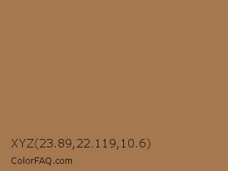 XYZ 23.89,22.119,10.6 Color Image