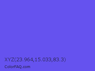 XYZ 23.964,15.033,83.3 Color Image