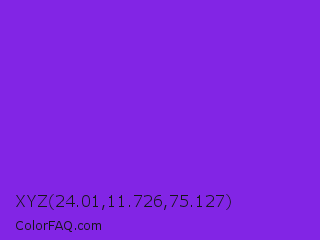 XYZ 24.01,11.726,75.127 Color Image