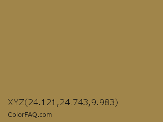 XYZ 24.121,24.743,9.983 Color Image