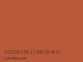 XYZ 24.155,17.661,6.411 Color Image