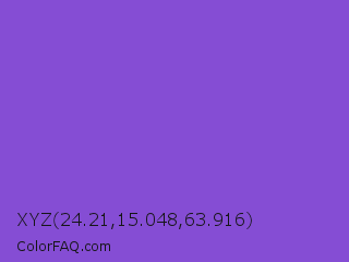 XYZ 24.21,15.048,63.916 Color Image