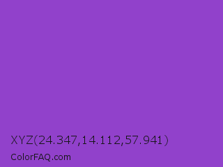 XYZ 24.347,14.112,57.941 Color Image