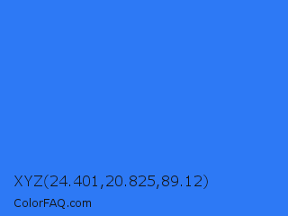 XYZ 24.401,20.825,89.12 Color Image