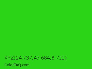 XYZ 24.737,47.684,8.711 Color Image