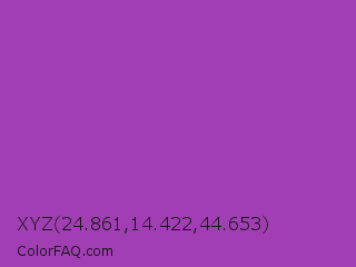 XYZ 24.861,14.422,44.653 Color Image