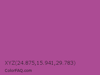 XYZ 24.875,15.941,29.783 Color Image