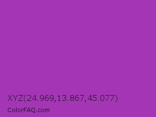 XYZ 24.969,13.867,45.077 Color Image