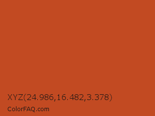 XYZ 24.986,16.482,3.378 Color Image