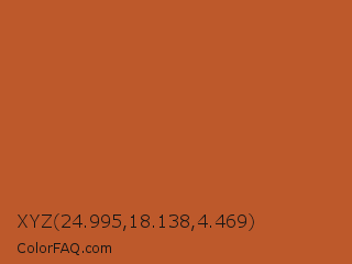 XYZ 24.995,18.138,4.469 Color Image
