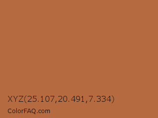 XYZ 25.107,20.491,7.334 Color Image