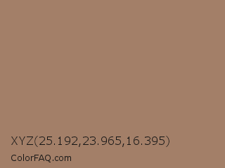 XYZ 25.192,23.965,16.395 Color Image
