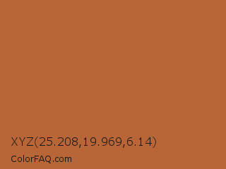 XYZ 25.208,19.969,6.14 Color Image