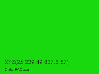XYZ 25.239,49.837,8.67 Color Image