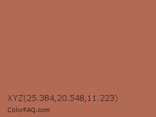 XYZ 25.384,20.548,11.223 Color Image