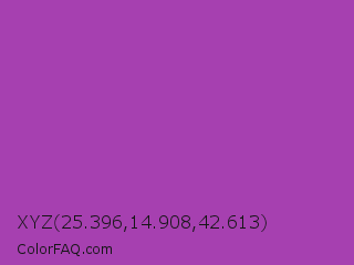 XYZ 25.396,14.908,42.613 Color Image