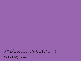 XYZ 25.531,19.021,43.4 Color Image