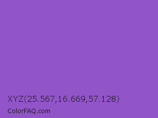 XYZ 25.567,16.669,57.128 Color Image