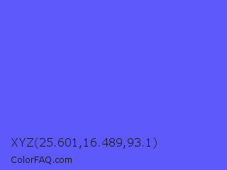 XYZ 25.601,16.489,93.1 Color Image