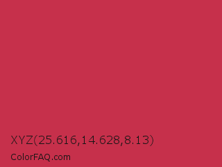 XYZ 25.616,14.628,8.13 Color Image