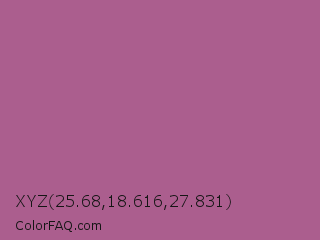 XYZ 25.68,18.616,27.831 Color Image