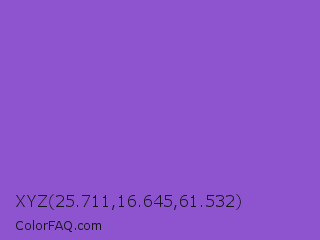 XYZ 25.711,16.645,61.532 Color Image