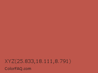 XYZ 25.833,18.111,8.791 Color Image
