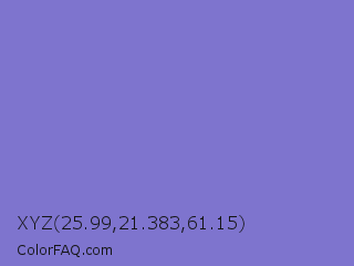 XYZ 25.99,21.383,61.15 Color Image