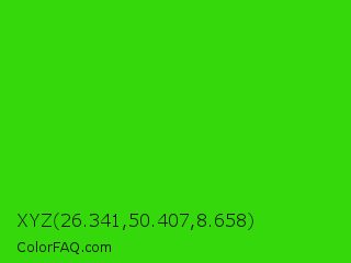 XYZ 26.341,50.407,8.658 Color Image