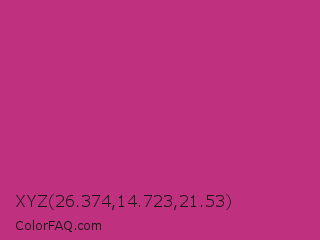 XYZ 26.374,14.723,21.53 Color Image