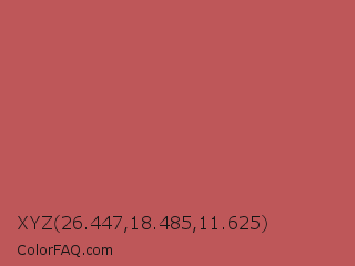 XYZ 26.447,18.485,11.625 Color Image