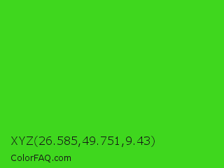 XYZ 26.585,49.751,9.43 Color Image