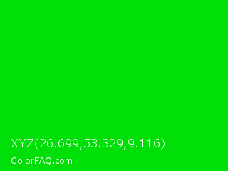 XYZ 26.699,53.329,9.116 Color Image